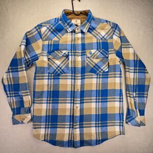 Legendary Whitetails Flannel Shirt Mens LT Shacket Jacket Long Sleeve Heavy